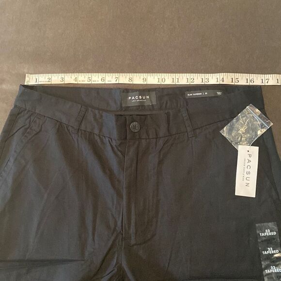 Pacsun Women’s Slim Tapered Pant Black 100% Cotton Size 33 NWT - Picture 4 of 11
